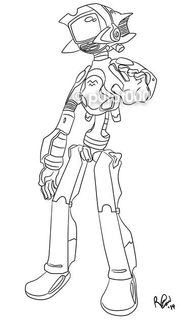 Canti (FLCL) Lineart